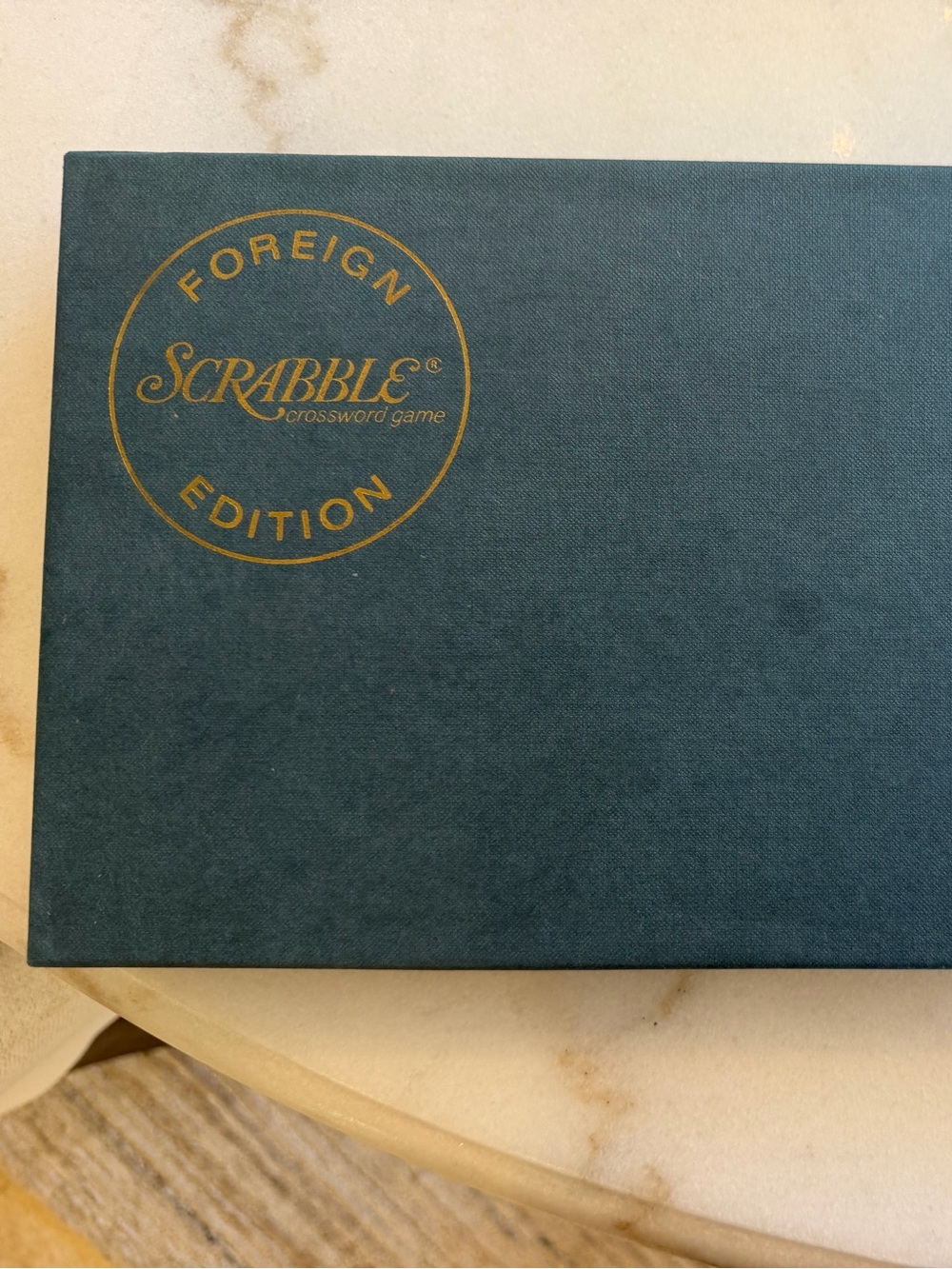 Vintage 1970s Hebrew edition Scrabble - Never Played, mint condition